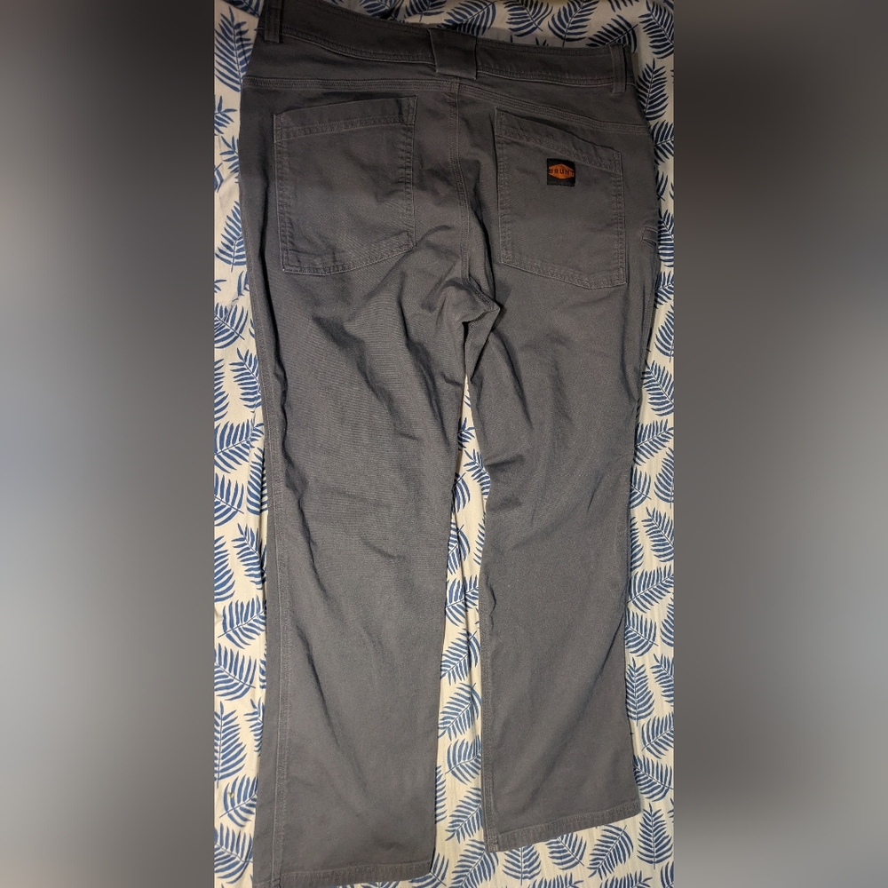 BRUNT Work Gray Men's Pants Size 36x32 - Picture 6 of 7